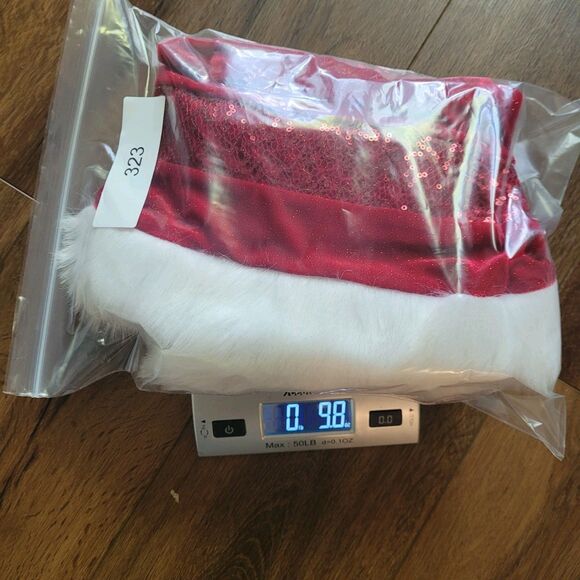 Bonnie Jean Dress Girls Sz 6 Christmas Red Faux Fur Holiday Sequin Sparkle - Picture 14 of 14